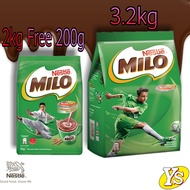 Nestle MILO Activ-Go Chocolate Malt Powder (2kg / 3.2kg)