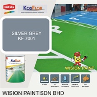 KF7001 SILVER GREY 5L KOSSAN ( KOSFLOR EPOXY ) CAR PARK FLOOR COATING / SPORT COURT FLOOR PAINT EPOXY Floor Paint ( 5L )