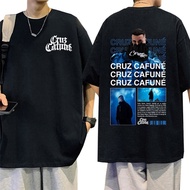 Cruz Cafune Album Cotton T-Shirt - Unisex Hip-Hop Casual Wear