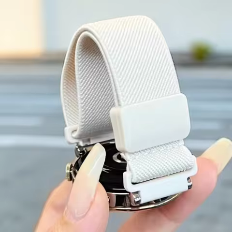 Nylon Elasticity Magnetic Loop For Samsung Watch4/5/6/Huawei GT4/GT3/Watch 4/Amazfit GTR4/Xiaomi/Gar