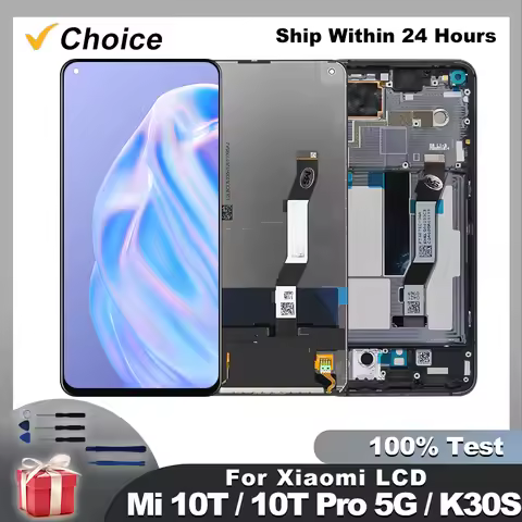 6.67'' CHOICE For Xiaomi Mi 10T 5G 10T Pro 5G LCD M2007J3SG Display For Redmi K30s LCD M2007J3SC Dis