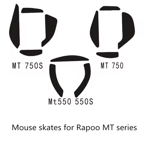 2 Sets/pack Mouse Skates Mouse Feet For Rapoo Mt750 Mt750s MT500 Mt550s MT760L TEFP Mouse Glides