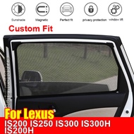 Car Magnetic Sunshade For 2005-2013 Lexus IS200 IS250 IS300 IS300H IS200H Sun Visor Accessories Wind