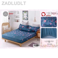 【new】☇♙ProYu Cadar Bedsheet 4 in 1 Fitted 1000TC KING/QUEEN  100% cotton Bedsheet Set