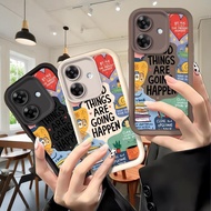 Creative Label Splicing Phone Case For Realme Note 70 70T Note 60 50 60X C61 C63 V60 V50 V60S V50S G