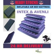 ⚜️ PALING MURAH INTEX/AVENLI 5 Size Inflatable Air Bed Single Queen King Mattress Tilam Angin with Pump Camping Air Bed