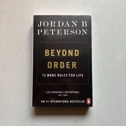 Beyond Order: 12 More Rules for Life By Jordan B. Peterson Inspirational Reading Book