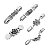 CUY Retro Cardigan Clip Sweater Clip Women Filigree Cinch Back of Dresses Shawl Clip