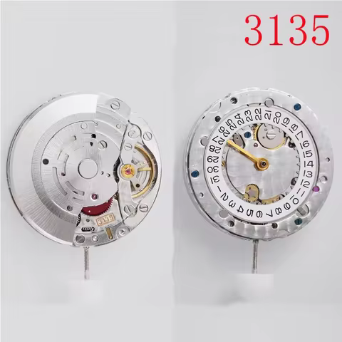 Dandong Super 3135 automatic mechanical movement blue balance wheel watch movement VS 3135 clean fac
