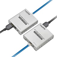 Expert Connect | 4K 400ft HDMI Extender Over Cat5e / Cat6 / Cat7 Ethernet Cable with Loop-Out, IR Co