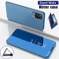 Oppo A54 OppoA54 4G Phone Case Smart View Wake Sleep Mirror Flip