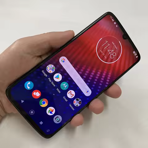 Original Motorola Moto Z4 XT1980 4G Mobile Phone 4GB RAM 128GB ROM 6.4'' 48MP+25MP Snapdragon 675 Oc