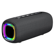 Rockmia EBS-608 20W 4000MAH ลําโพงไร้สายทรัมเป็ตคู่ Bluetooth 5.3 RGB Light TWS เครื่องเล่น Muisc แบบพกพากันน้ํากลางแจ้ง Subwoofer Boombox