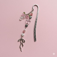 Aesthetic bookmark/ iron bookmark metal flower bookmark aesthetic bookmark Bookmark Penanda Buku Met
