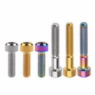 Wanyifa Titanium Bolts M6x20 35mm Allen Key  Bolt Screw for  Bicycle Stem Seatpost