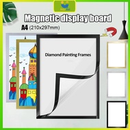 A4 Self Adhesive Magnetic Frame Photo Adhesive Wall Frame Certificate Office Wall Stick Magnetic Dis