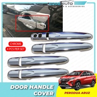 Perodua Aruz Door Handle Cover Chrome Moulding Protector Guard