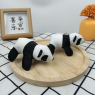 Mainan anak yang comel, hiasan beg kreatif, hadiah mainan pasangan, panda.
