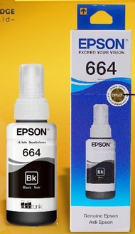 Tinta Printer ORIGINAL Epson 664 Hitam Black L100 L110 L120 L200 L220