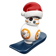 LEGO SW0874 Star Wars BB-8 Minifigure with Santa Hat and Skateboard