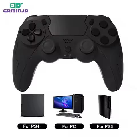 GAMINJA P48 Wireless Gamepad with Six Axis Gyroscope Game Controller For PS4 PS3 Console Wins 7 8 10