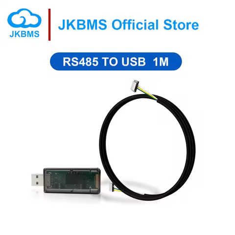 JKBMS RS485 Adapter to USB Computer jkBMS Accessories JK-RS485-USB 1M is Suitable for all jikong BMS