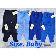 Hot 🥵 Sale Sluare Panjang selak baby unisex Size 6m - 36m premium quality kain getah EXECUTIVE itam 