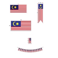 Bendera Malaysia Flag 2'x4' / 3'x6' / 2'x8' / 6"x12"x15'