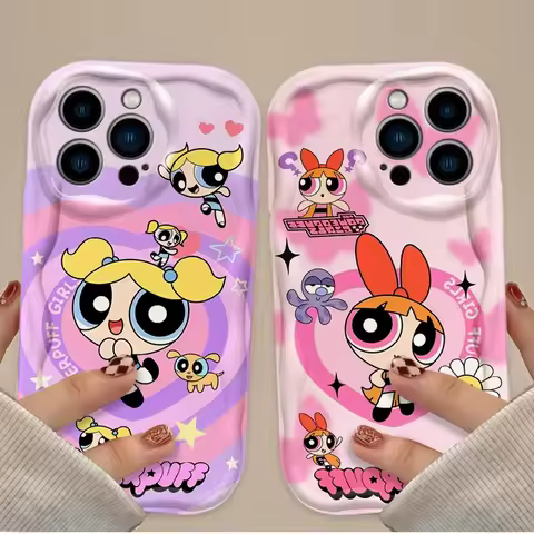 The P-Powerpuff Girls Case for Samsung Galaxy S25 S24 S23 S22 S21 Ultra Plus S20 FE A73 A72 A71 A56 