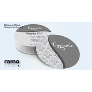 Circle Round Card 80x80 mm (Thank You Card  Loyalty Card ...etc ) Full Color Customized Print