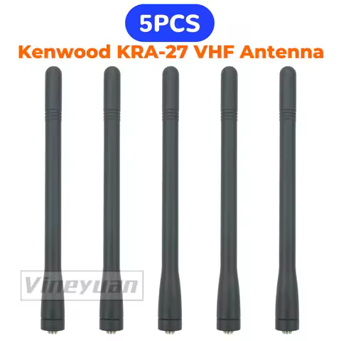 5PCS Kenwood KRA-27 VHF Helical Antenna for Kenwood TK2140 TK2160 TK2170 TK2307 TK5210 Portable Radi