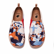 UIN Toledo I รองเท้าส้นเตี้ยสำหรับผู้หญิง รองเท้าท่องเที่ยวสี Slip-on Loafer-Rio de Janeiro