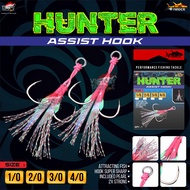 FIRELOCK HUNTER JIGGING ASSIST FISHING HOOK Victory TransHOOK Jigging Hook Jig Hook Assist Hook Jigg