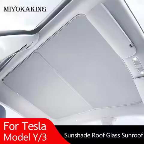 Roof Sunshades for Tesla Model Y 2025 Juniper Model 3 Sunroof Shade Sunshade Roof Sun Shade for 2024
