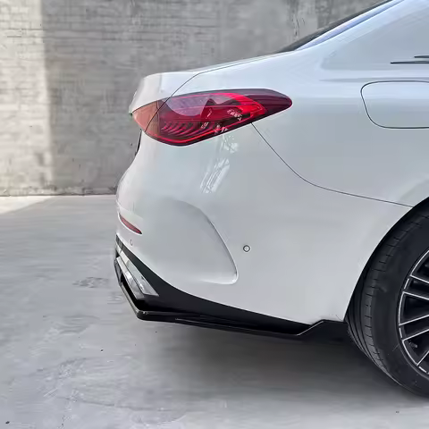 Car Rear Bumper Diffuser Lip Spoiler Splitter Trim Accessories For Mercedes Benz C Class W206 C200 C