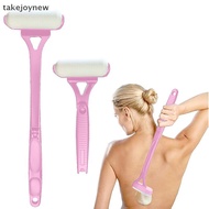 [takejoynew] Pink Lotion Applicator Self  Ointment Tanning Back Applicator Stick Portable Long Handl