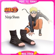 🇲🇾READY STOCK🇲🇾 Naruto Kids Cosplay Ninja Shoes Black Anime Costume Boots Naruto Sasuke Sakura Hinat