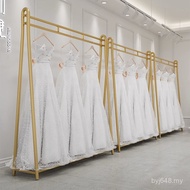 Shelf Wedding Shop Wedding Dress Suit Floor Hanger Cheongsam Hanger Display Rack Double Shelf MR3Y