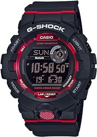 G-Shock GBD-800-1BCR, Black/Red (BLKRED/1), One Size