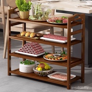Prep Rack Hot Pot Restaurant Barbecue Restaurant Multi-Layer Hot Pot Side Dish Restaurant Kitchen Sh