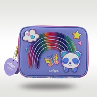Australia smiggle original lunch bag girl handbag cute rainbow rabbit clutch picnic fruit lunch box bag 9 inches