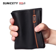 New Korean Youth Genuine Leather Zipper Short Men's Wallet with US Dollar Wallet