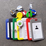 2-Sided ID Card Holder with Stainless Steel Rotating Yoyo with South Sumatra Logo, Fits 2 Cards