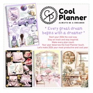 Planner 2026 Monthly Cool Planner Free Gift A3 Wall Calendar, Bookmark & Sticker
