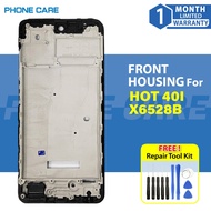Front Housing LCD Frame Body Compatible For INFINIX HOT 40I X6528B