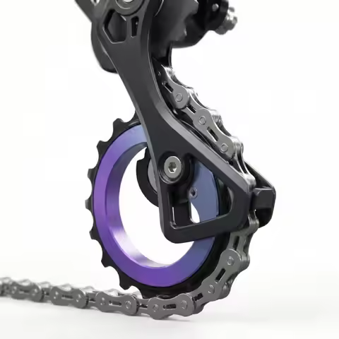 18T Hollow Pulley Wheel Rear Derailleur 9/10/11/12 Speeds Ceramic Bearing Dual-color for Shimano R80