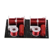 Zerone 2Pcs Speaker Frequency Divider Board 2 Way Treble/Bass 2 Unit 2 Unit Hi-Fi Audio Crossover Fi