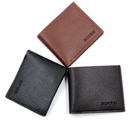 Tqdrgin85kc Wallet, microfiber PU wallet, open men's money clip, magnetic buckle wallet with zipper, multi slot leather bag Wallets