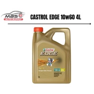 Castrol EDGE 10W60 4L Fully Synthetic Engine Oil 100% Original + Mileage Sticker