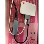 ZTE F50 to Network Port Charging Set typec to Gigabit RTL8153B Network Card Portable wifi Applicable